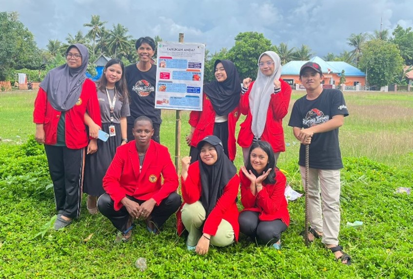 Kolaborasi Mahasiswa Posko Pbl Ii Fkm Unhas Dan Karang Taruna Desa