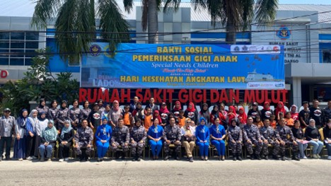 Doc. Bakti Sosial Mahasiswa Magister Ilmu Gizi Hari Kesehatan Angkatan Laut (Istimewa)