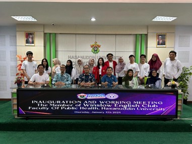 Doc. Pelantikan serta Rapat Kerja pengurus Winslow English Club (WEC) (Istimewa)