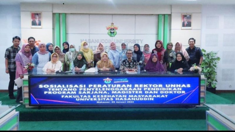 Doc. Sosialisasi peraturan rektor tentang penyelenggaraan pendidikan program sarjana, magister, dan doktor (Istimewa)