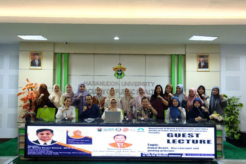 Doc. Kegiatan Kuliah Tamu FKM Unhas dan Kalinga Institute Of Industrial Technology (KIIT) University Bhubaneswar, India (Istimewa)