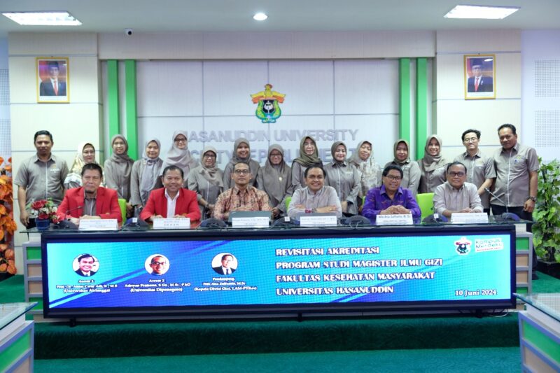 Doc. Revisitasi Akreditasi Prodi Magister Ilmu Gizi FKM Unhas (Istimewa)