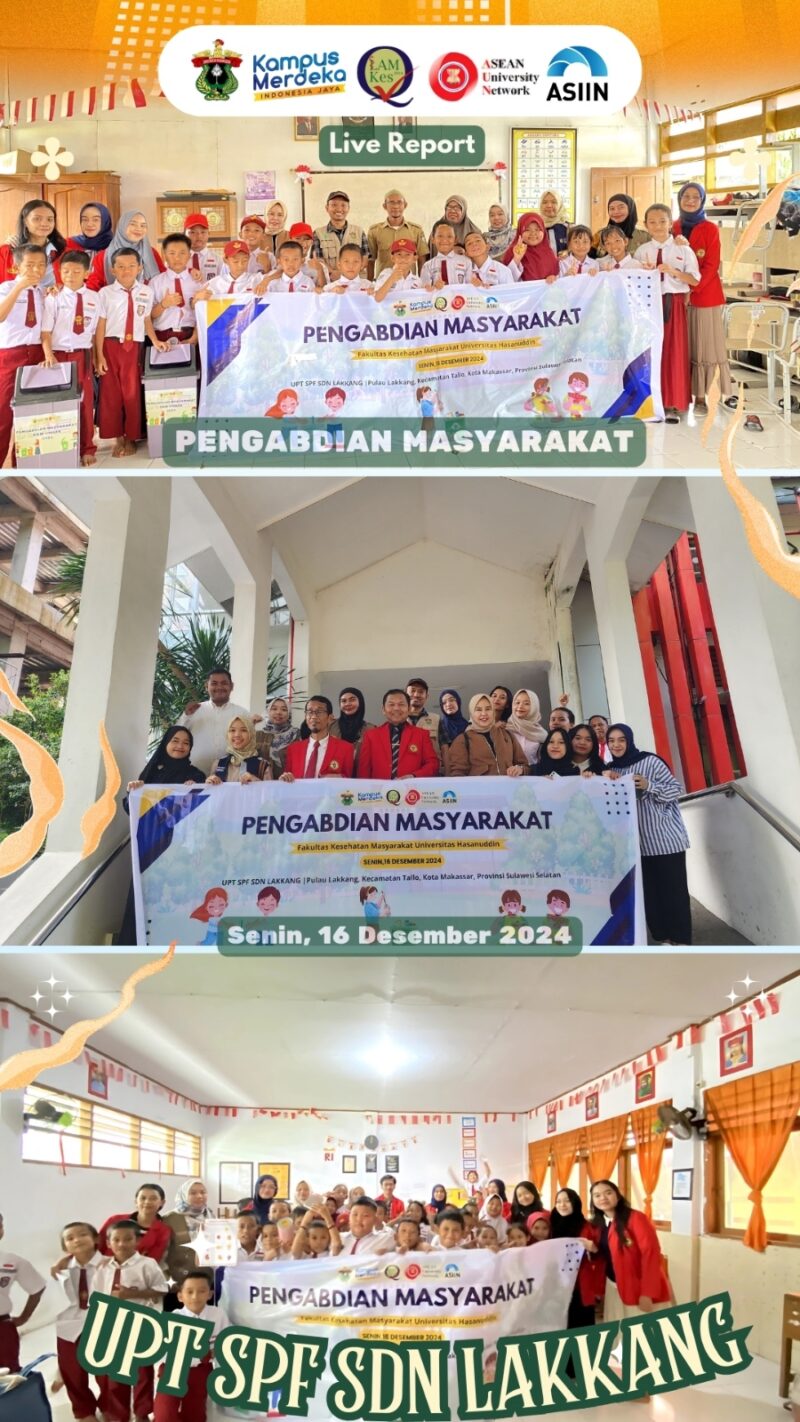 Doc. Kegiatan PengabMas FKM Unhas di UPT SPF SDN Lakkang (Istimewa)