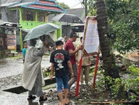 Doc. Proses Pemasangan Papan Wicara di Desa Barana (Istimewa)