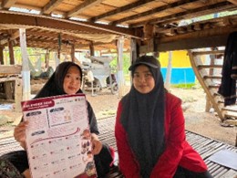 Doc. Edukasi Pengetahuan Stunting menggunakan Kalender Sehat bersama Ibu Baduta, Bangkala Barat, Barana, Jeneponto (Istimewa) 