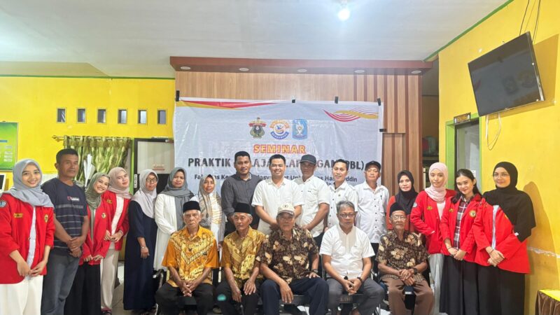 Seminar Awal Mahasiswa PBL I FKM UNHAS di Desa Jampu