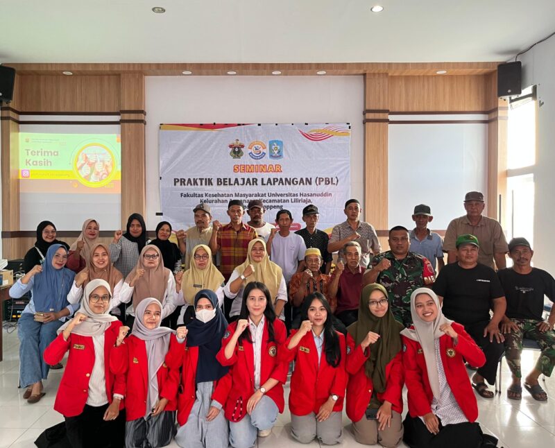 Seminar Awal PBL I FKM Unhas di Kelurahan Appanang, Soppeng