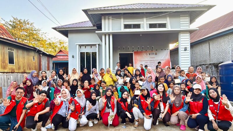 Sesi Dokumentasi Penyuluhan Mengenai Pola Asuh Mahasiswa KKN-PK Angkatan 67 Universitas di Desa Balang Baru, Kecamatan Tarowang, Kabupaten Jeneponto