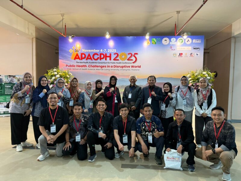 The 56th Asia Pacific Academic Consortium for Public Health (APACPH) Conference 2025 yang diselenggarakan di Mae Fah Luang University, Chiang Rai, Thailand